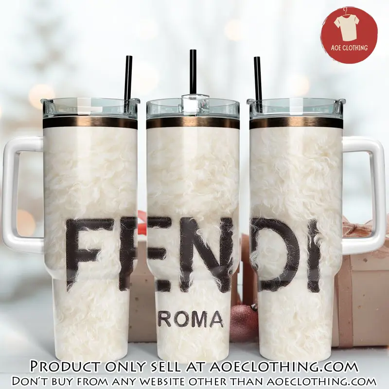 Fendi 40oz fashion logo fendi stanley tumbler ktb1121 aoe2419579